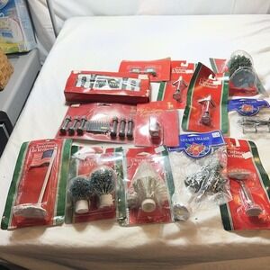 Misc. Lot of Christmas Village Accessories